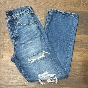 Universal Thread Ripped Blue Boyfriend Jeans